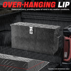 Hydraulic Lift Tool Box for Trucks (27"L X 9.4"D X 12.6"H)