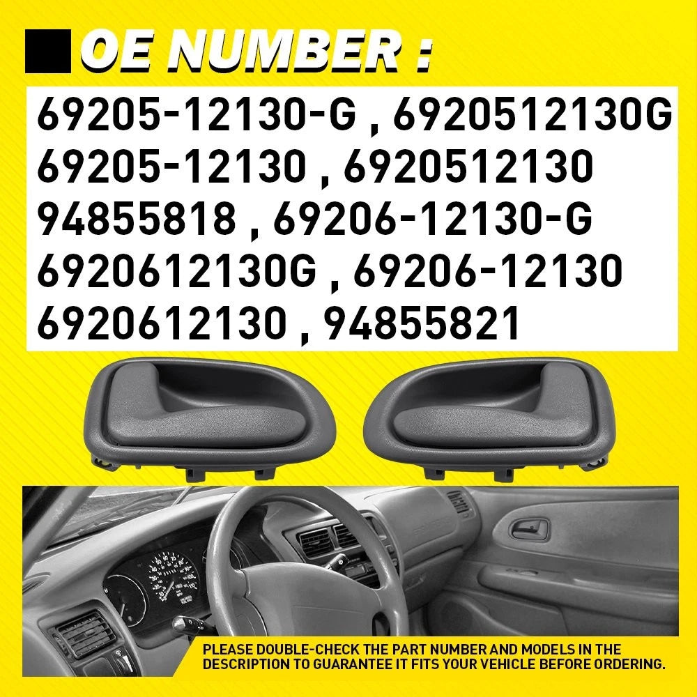 OEM Gray Interior Door Handle for Toyota Corolla (1993–1997) 4-20X