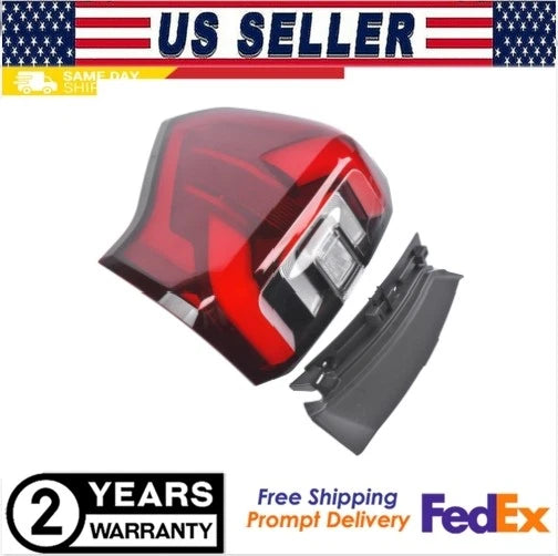 LED Taillight for Ford Expedition (2022–2024) - Rear Left, Black Trim