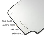 Heated Left Upper Side Rearview Mirror Glass for Chevrolet Silverado 1500 (2007-2013)