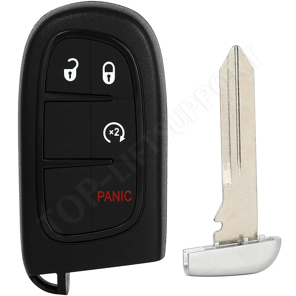2 Key Fob Remote Shell Cases for Jeep Cherokee (2014–2021)