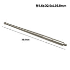 2mm Tungsten Carbide Ball Point for Dial Test Indicator M1 6 36 (8mm Length)