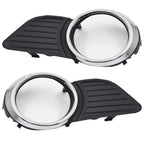 Chrome Front Bumper Fog Light Cover for Toyota Sienna (2011–2017)