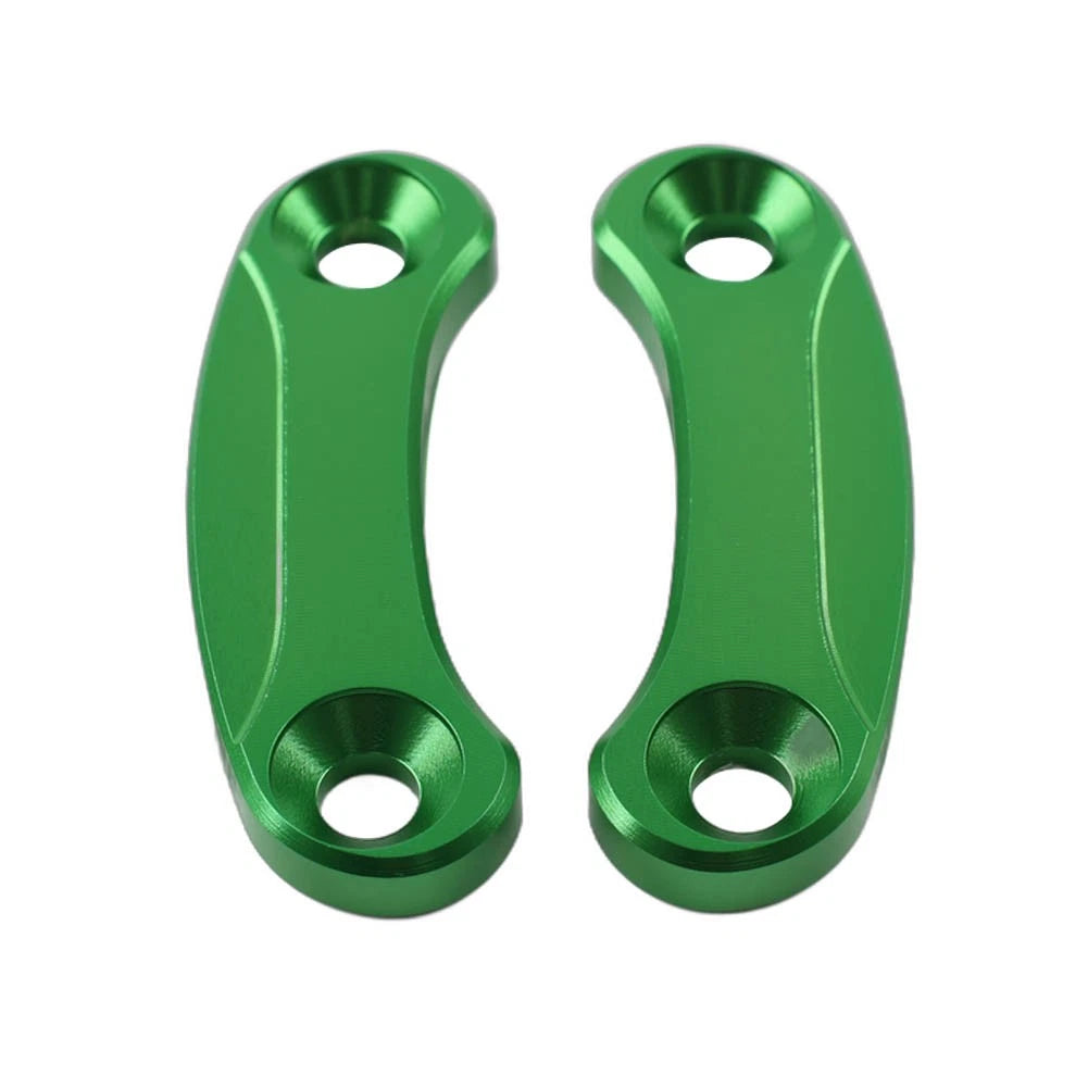 Set of 2 Rearview Mirror Block Off Base Plates for Kawasaki ZX6R ZX-10R (2016–2021)