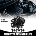 50 Pcs Push Type Retainer Clips No. 909140007 for Subaru Ascent (2019–2022)
