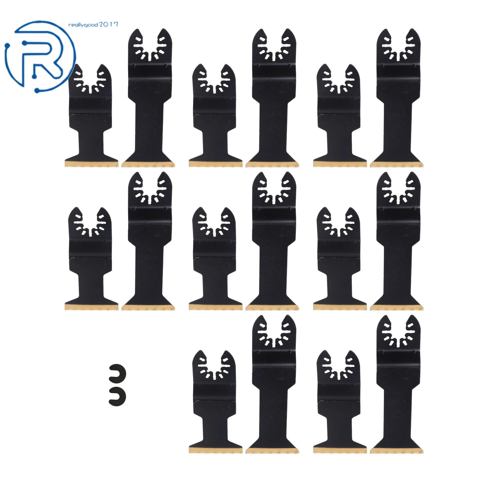 16-Pack Oscillating Tool Blades for Universal Use (Carbon Steel)