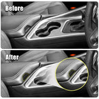 Carbon Fiber Armrest Box Button Switch Cover for Dodge Challenger (2015-2020)