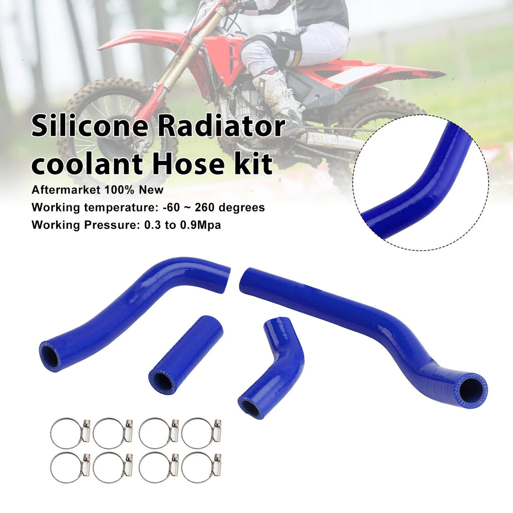 Silicone Radiator Coolant Hose Kit for Honda CRF450R RX (2021–2025) Blue