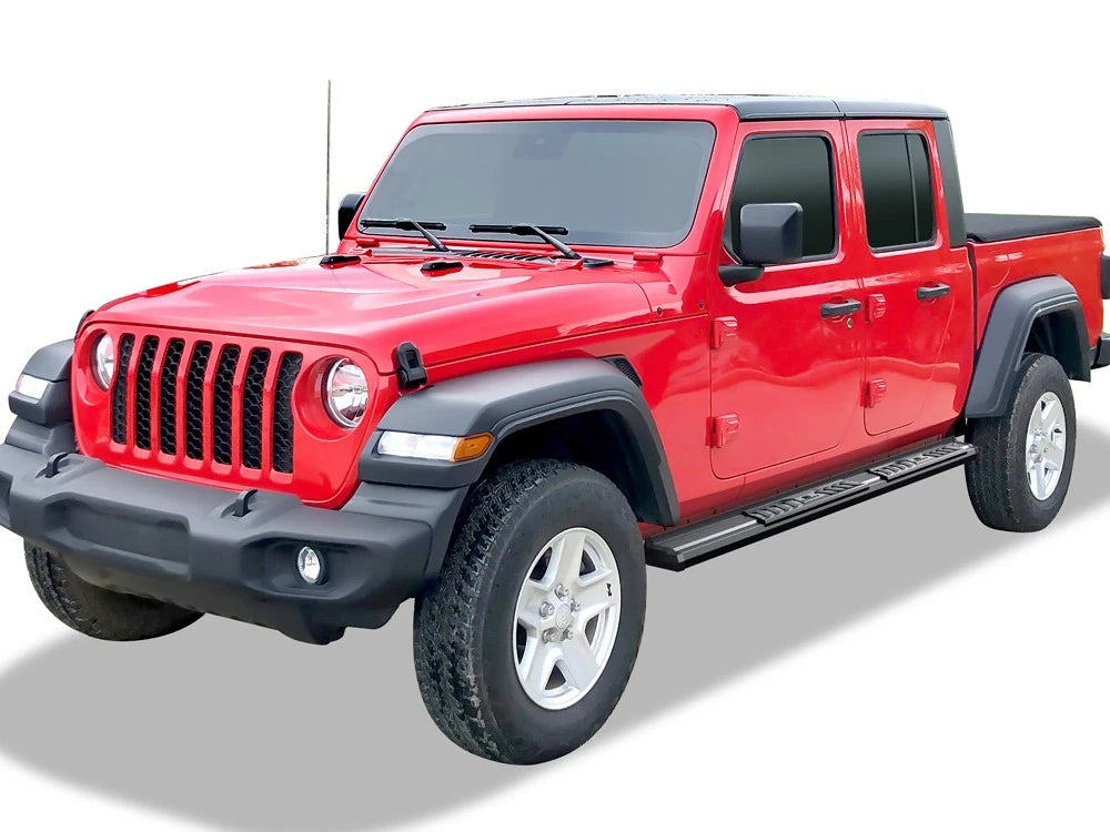 Set of 2 Black Nerf Bars for Jeep Gladiator (2020-2026)