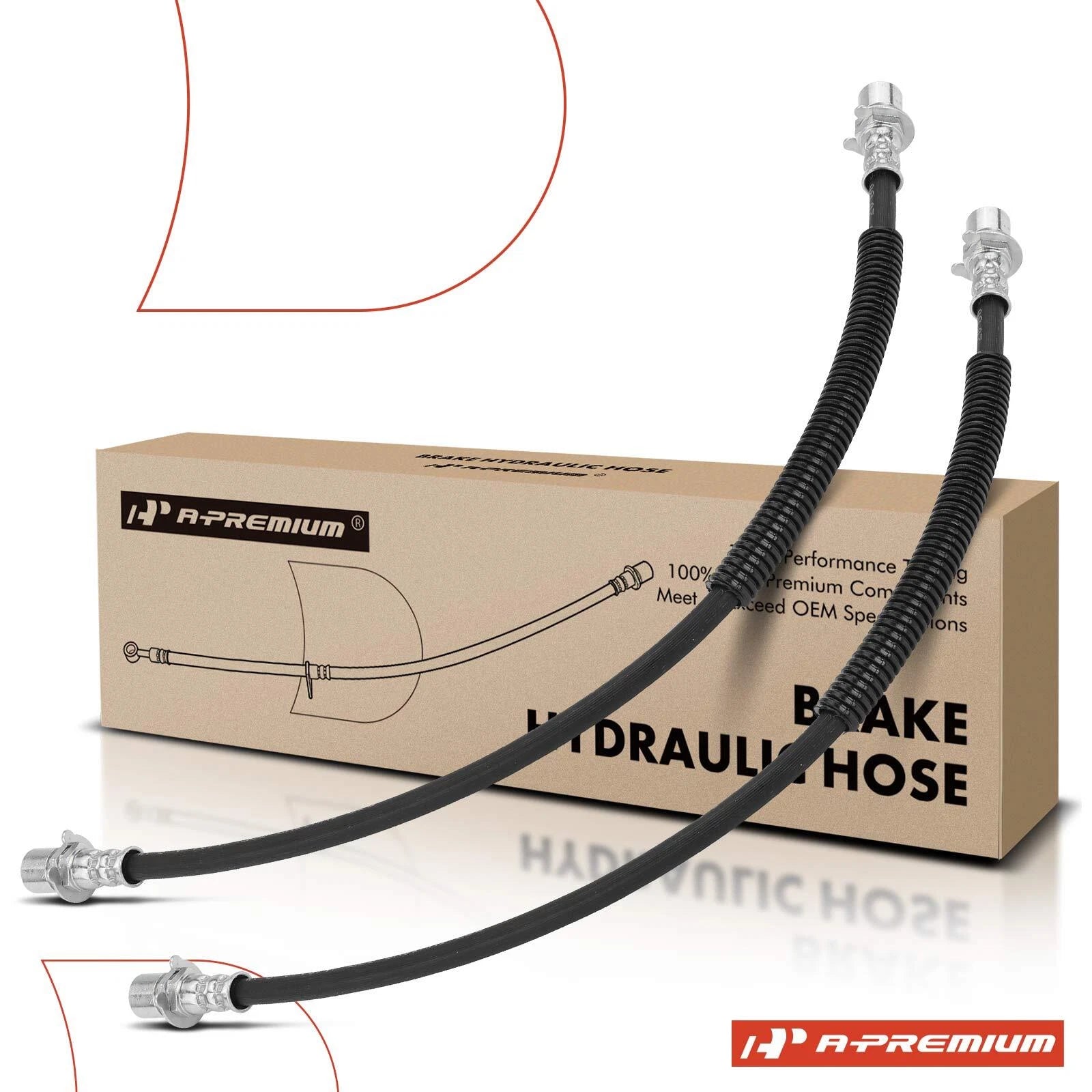 2X Rear Inner Brake Hydraulic Hose for Ford F-150 (2009–2010)