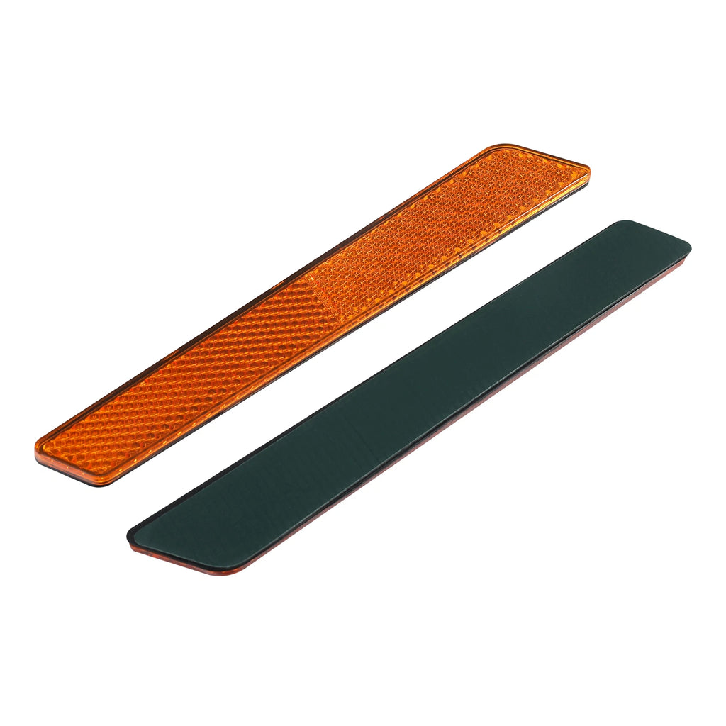Saddlebag Latch Cover Reflectors Orange for Harley Road King Glide (2014–2023)