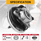 Front Wheel Hub Bearing 515078 for Ford Explorer Mercury Mountaineer (2006–2010)