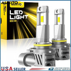 2X AUXITO 9005 6500K LED Headlight Bulbs for High Beam (Universal Fit)