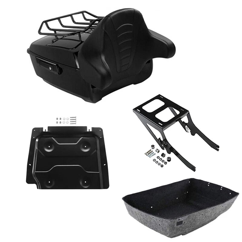 Trunk Pad Mount Rack Plate for Harley Deluxe FLDE FLHC FLHCS (2018–2026)
