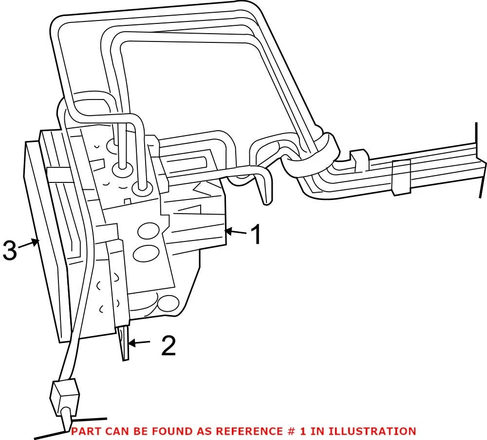 ABS Modulator for Dodge Caliber (2007–2012) 68067060AA