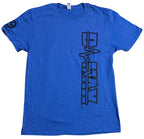DMAX Diesel T-Shirt for DMAX (Large) - Blue Graphic Logo Print Short Sleeve