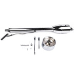 30" Chrome Tilt Steering Column with Wheel Adapter for Hot Rod (No Key)