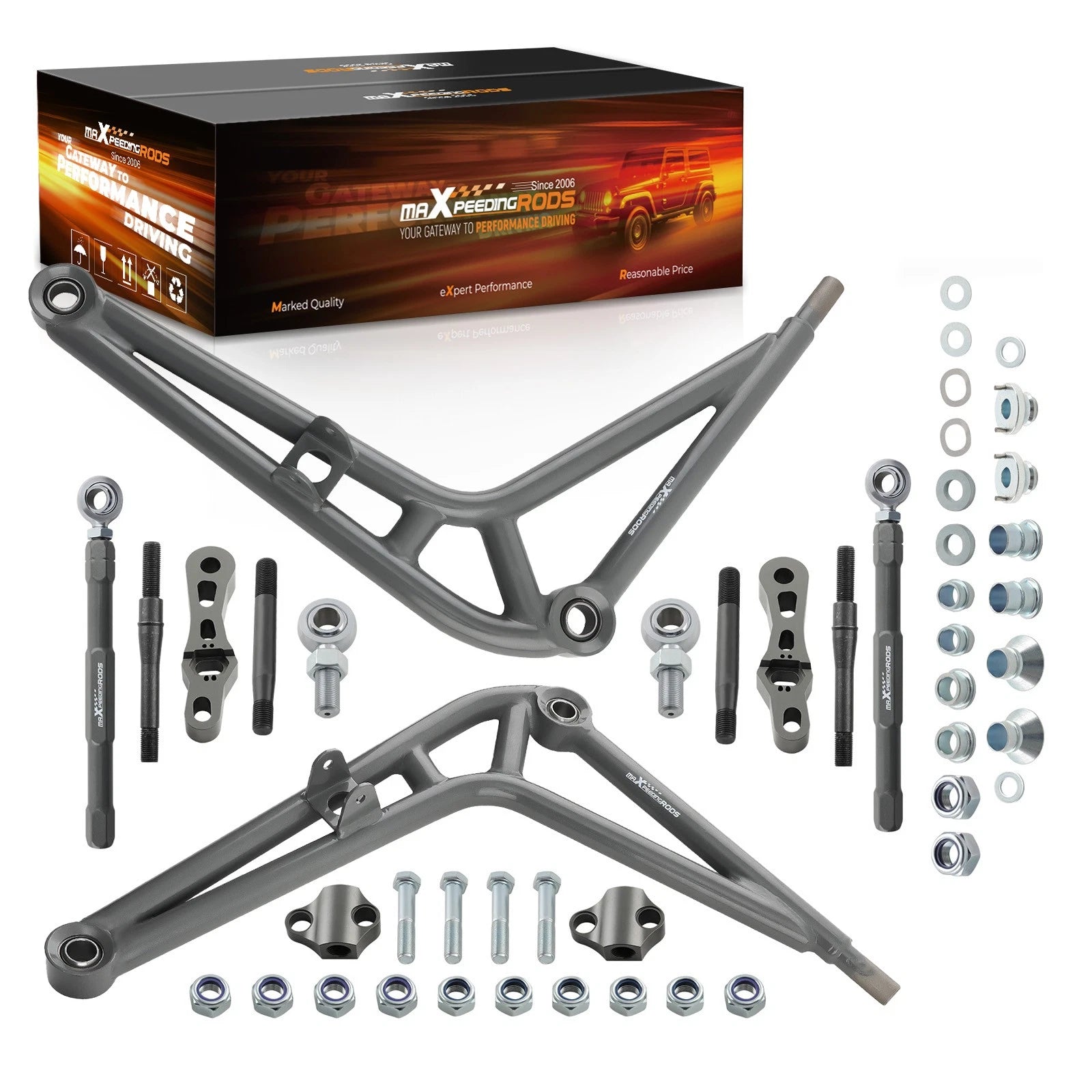 Control Arms with Pillow Ball Bearings for BMW E46 (1998–2006)