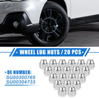 20pcs M12x1.25 Wheel Lug Nut for Honda Accord (1976–1981) No.SU00300765/28171AG000