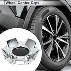 Wheel Center Caps for Chevy Silverado Tahoe Suburban (2007–2014) 1Pc Black Plastic