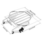 2X Up Mounting Luggage Rack for Harley Street Glide Road Glide (2009–2025)