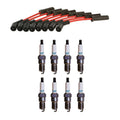 Denso 7mm Wire Set & 8 Iridium TT Spark Plugs for Chevy Caddy 6.2L V8