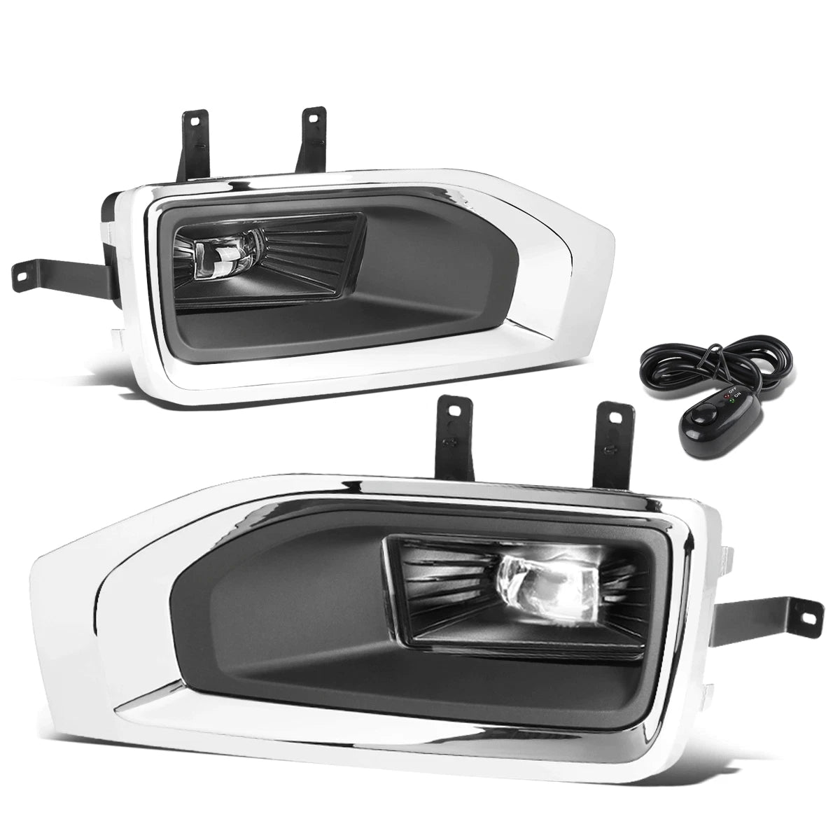 Hi-Power LED Fog Lights for GMC Yukon XL (2015–2018) - Lamps, Bezels, Switch