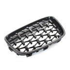 Gloss Black Front Kidney Grille for BMW 1 Series (2011-2014)