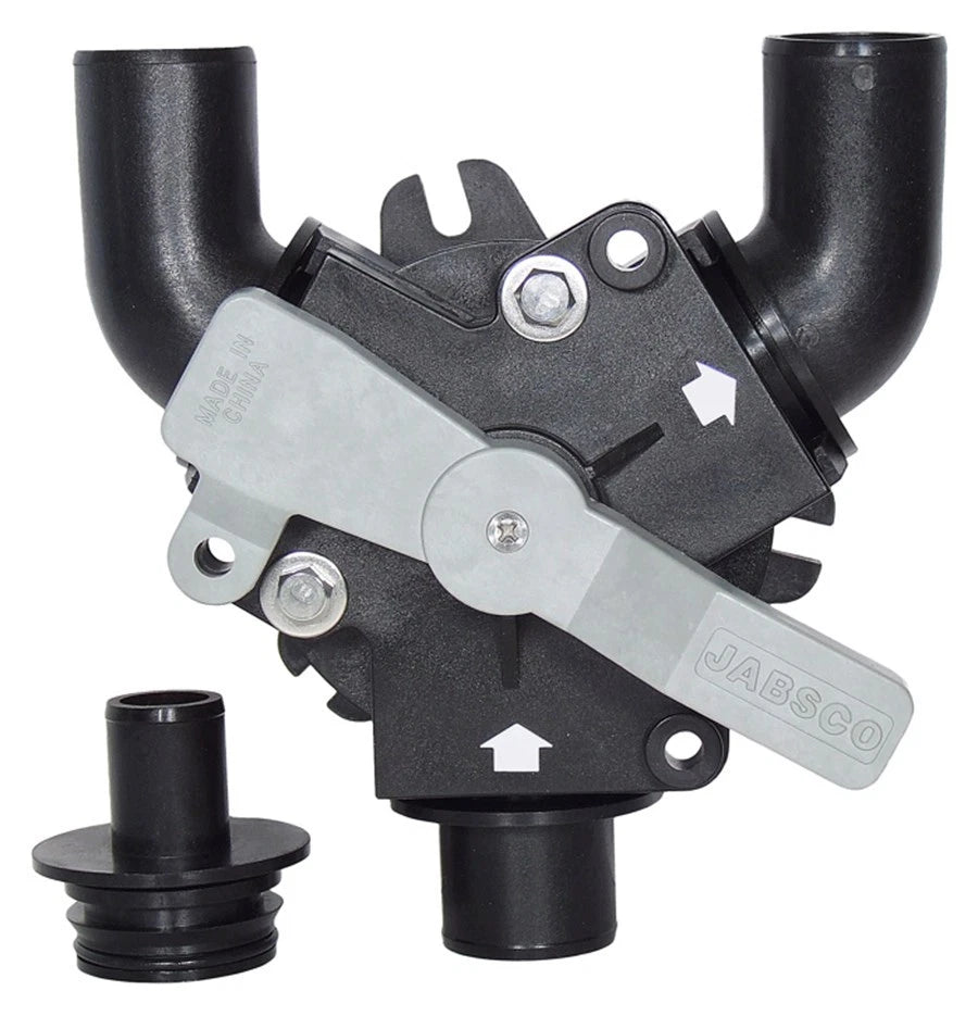 Jabsco 45490-1000 Y Valve for Marine Boats (2-Position Waste Diverter)