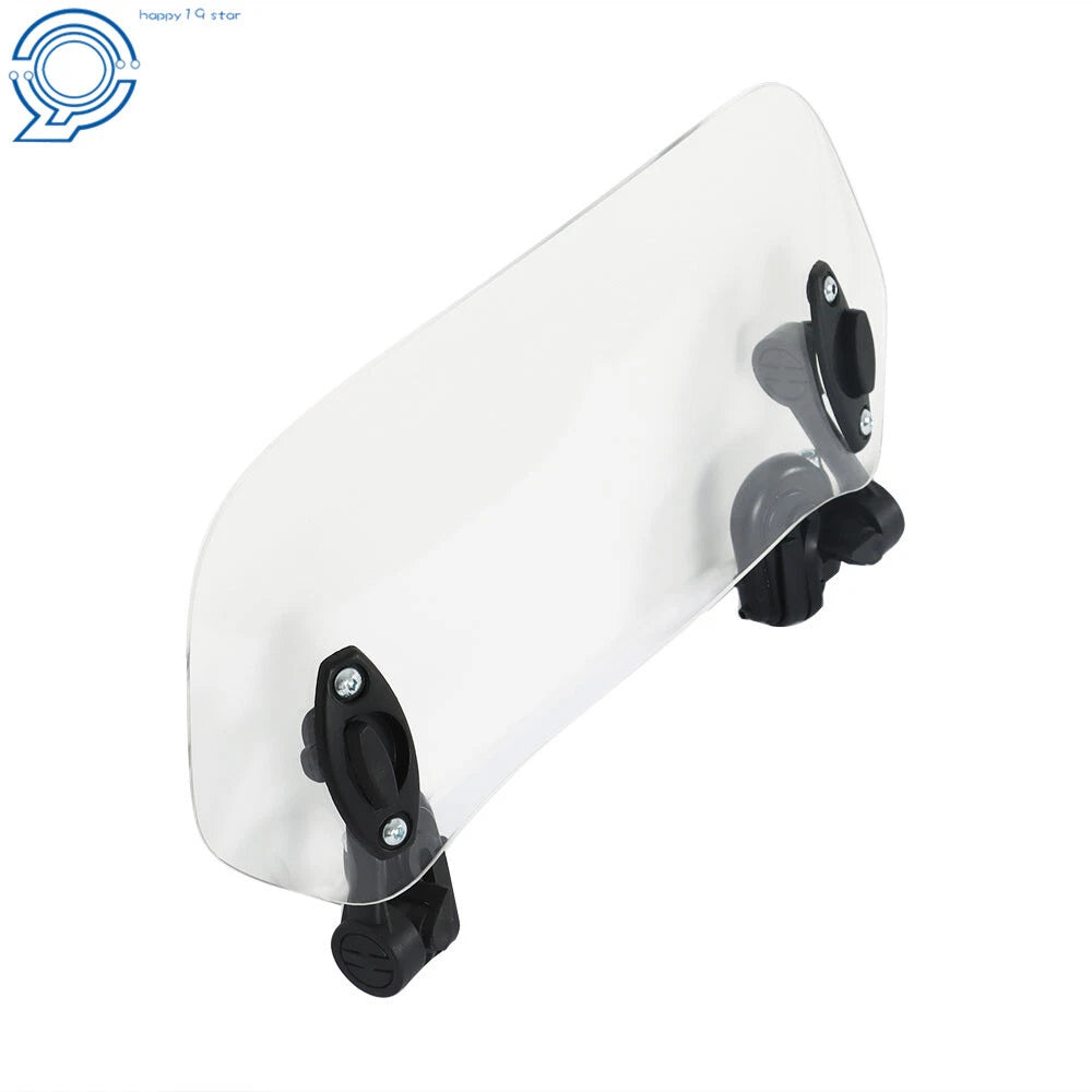 Adjustable Clip-on Windscreen Extender for Motorcycle (Universal)