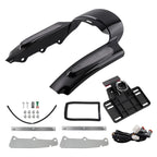 LED Mud Flaps for Harley Road King/Street Glide (2009–2013) Rear ABS