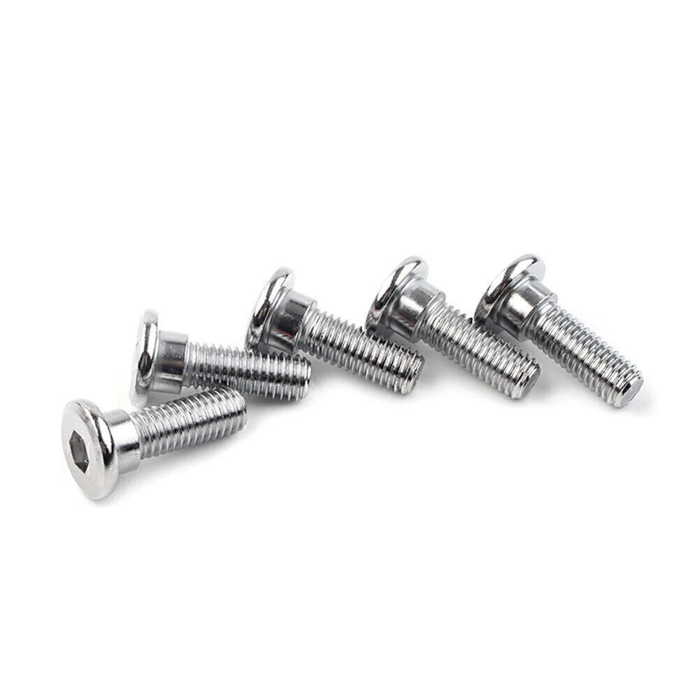 Set of 5 Steel Hex Socket Disc Brake Rotor Screws M8x25mm for