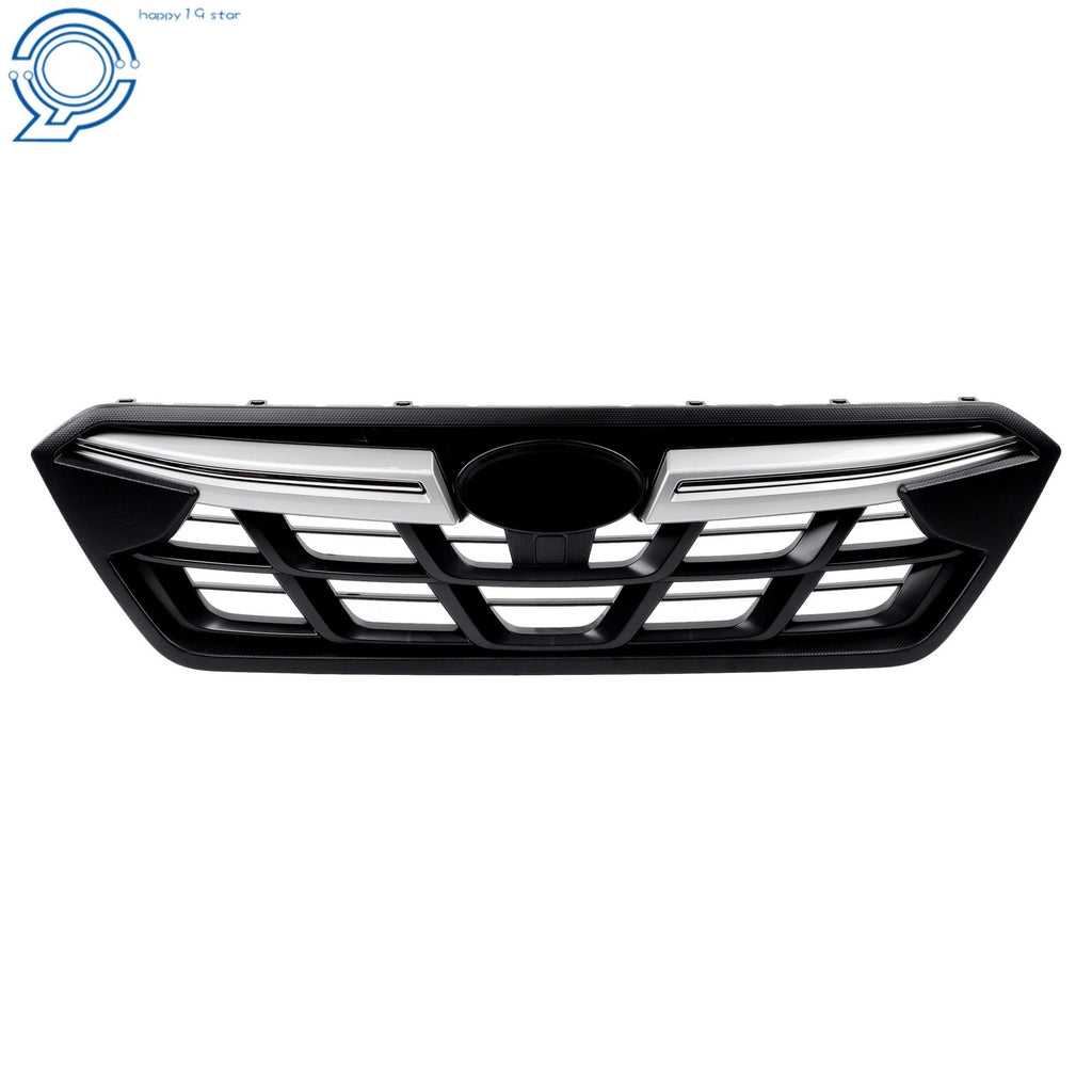 Front Bumper Grille for Subaru Crosstrek (2021-2023) Black Chrome Trim