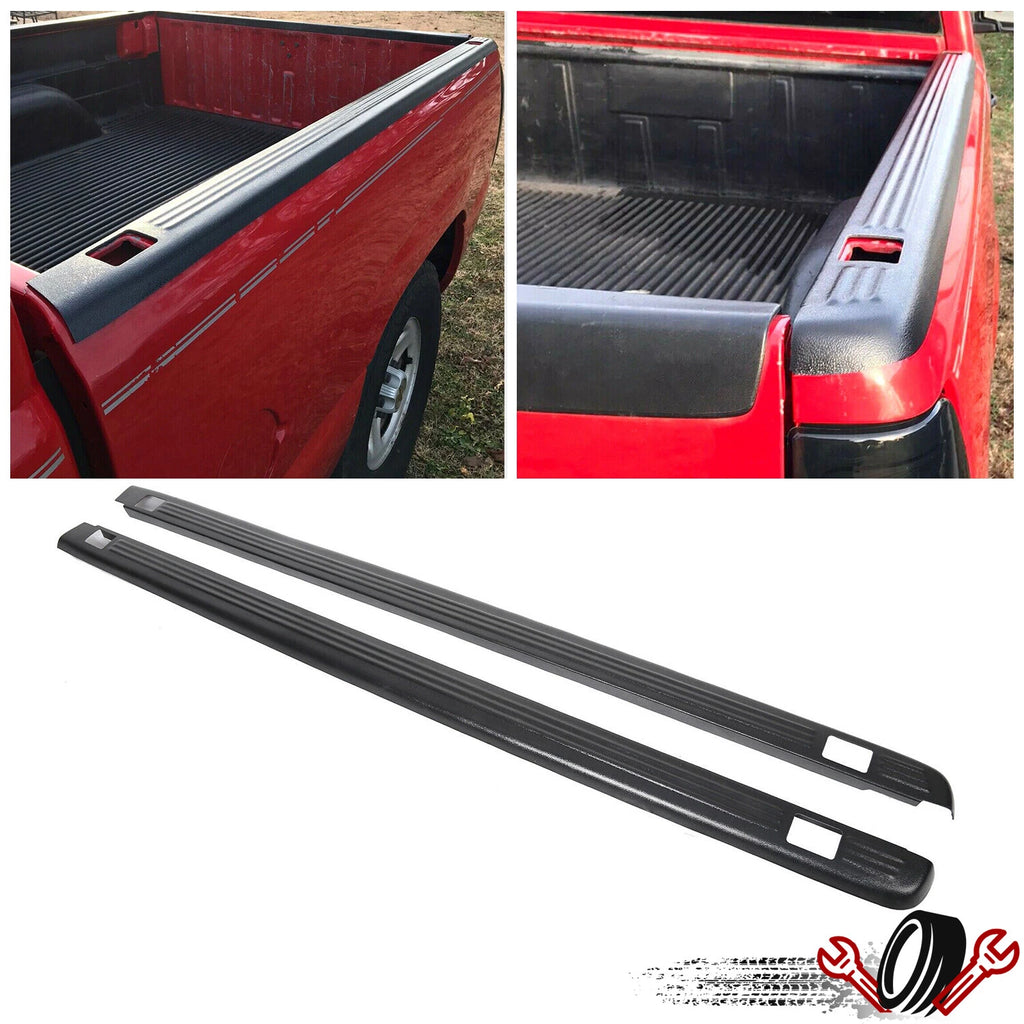Set of 2 Truck Bed Rail Caps for Silverado Sierra 1500 2500 (1999–2006)