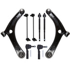 Set of 4 Struts Lower Control Arms Tie Rods Sway Bars for Dodge Caliber (2007–2012)
