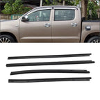 4pcs Inner Front Rear Door Belt Moulding for Toyota Hilux Vigo (2004-2014)