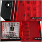 Right Side LED Taillight for Escalade ESV (2007–2014) OE Style Chrome Housing