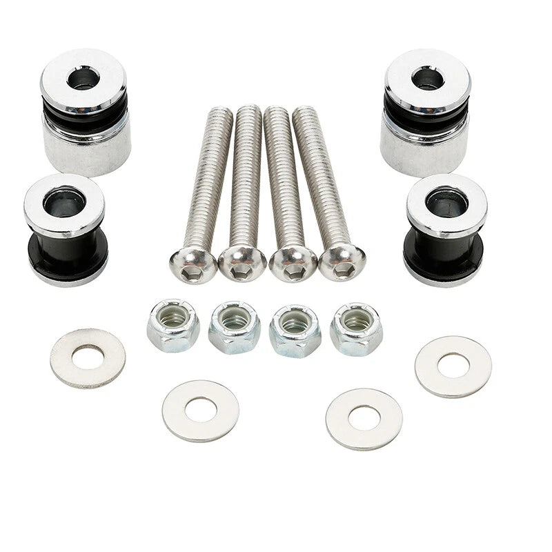 Sissy Bar Rack Docking Hardware Kit for Harley Softail (FLSTC, FXSTSB, FXSTC, FLSTF)