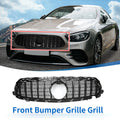 Front Upper Bumper Grille for Mercedes E200 (2017–2020) AMG Black