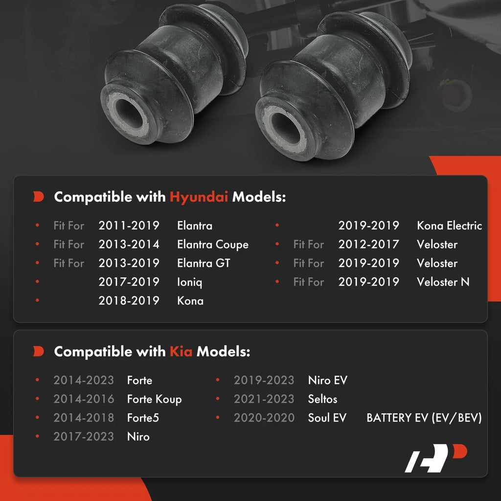 2X Front Lower Control Arm Bushing for Hyundai Elantra (2011-2019)