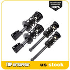 Set of 4 Complete Struts with Coil Springs for Chevy Cavalier (1999–2005)