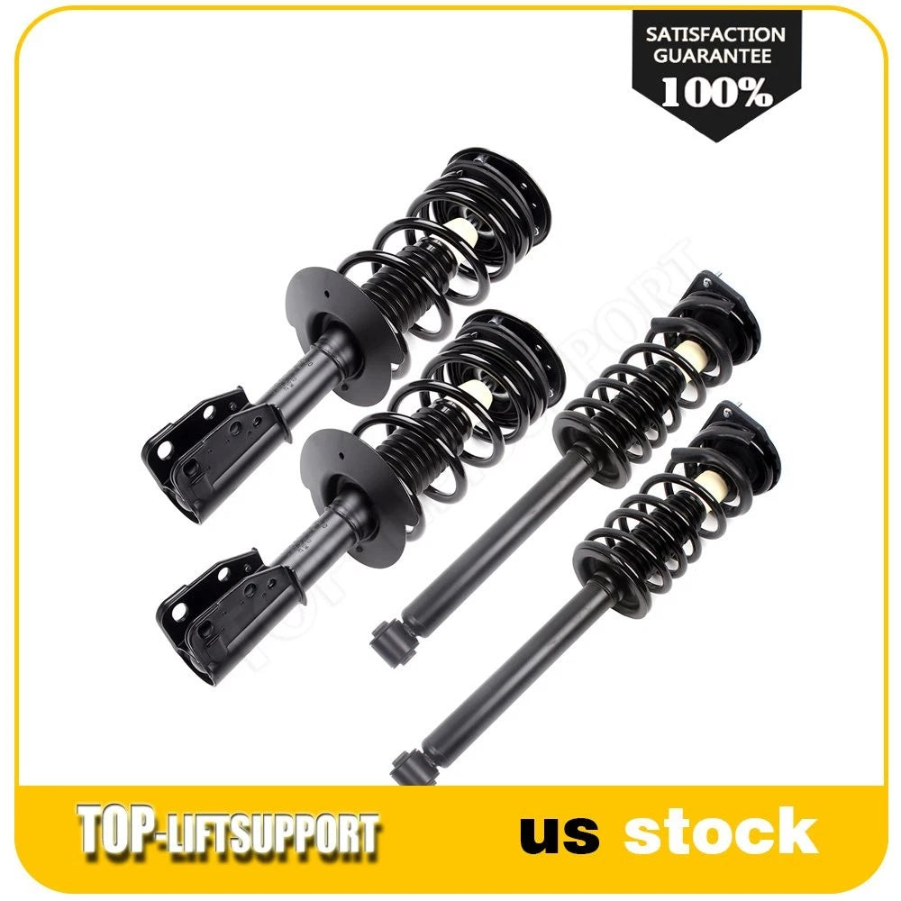 Set of 4 Complete Struts with Coil Springs for Chevy Cavalier (1999–2005)