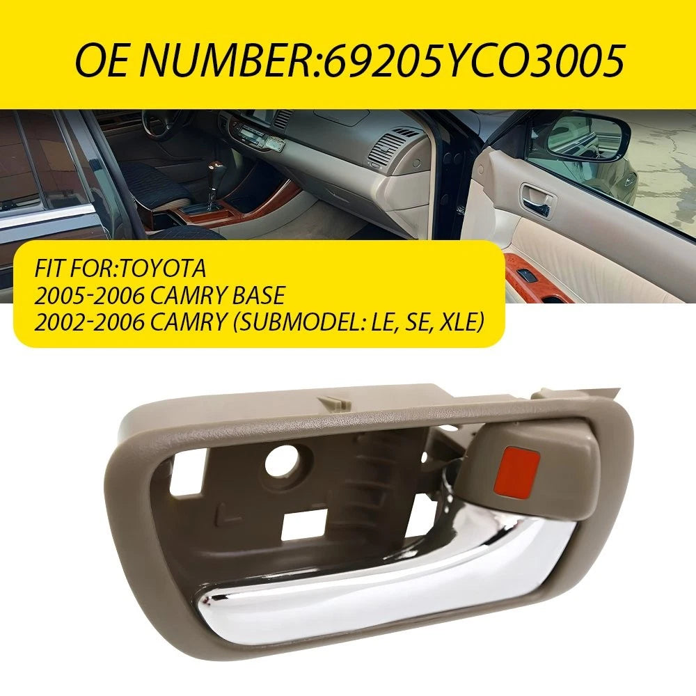 Chrome Door Handle for Toyota Camry (2002–2006) Right Inner