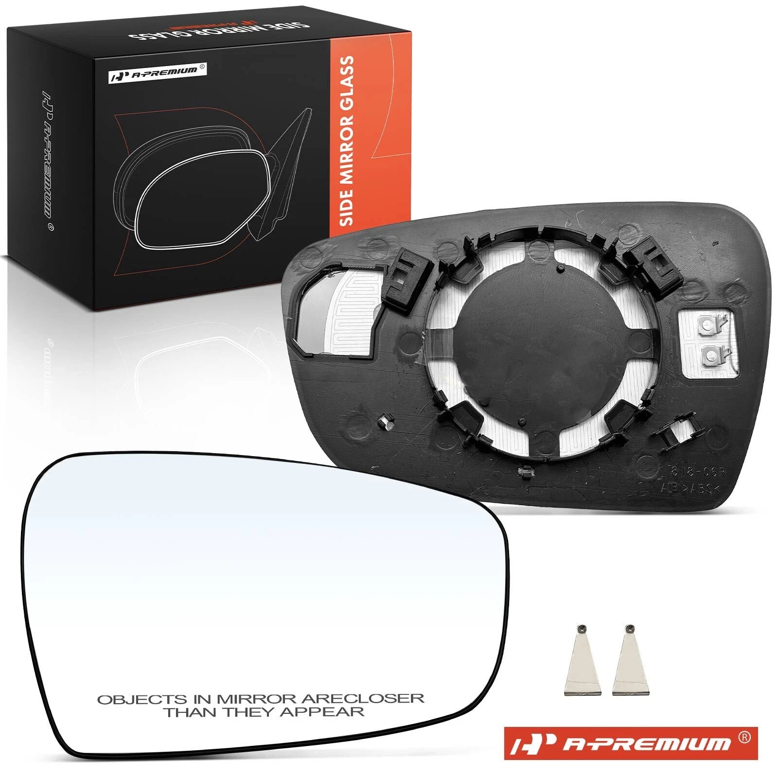 Heated Passenger Power Mirror Glass for Kia Forte Forte5 (2014–2018)