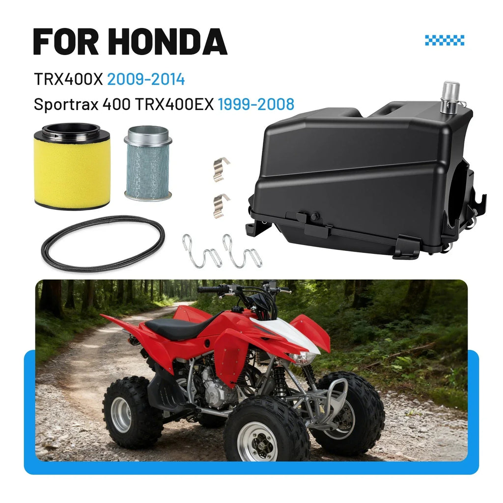 Air Filter Guide Box Cover Kit for Honda TRX400X/TRX400EX (2009–2014)