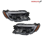 Set of 2 LED Low Beam + DRL Headlights for Pilot Elite, Passport (2016–2021)