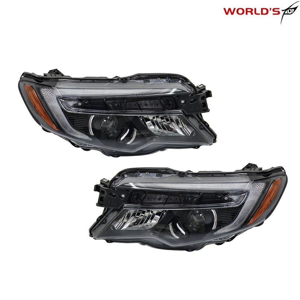 Set of 2 LED Low Beam + DRL Headlights for Pilot Elite, Passport (2016–2021)