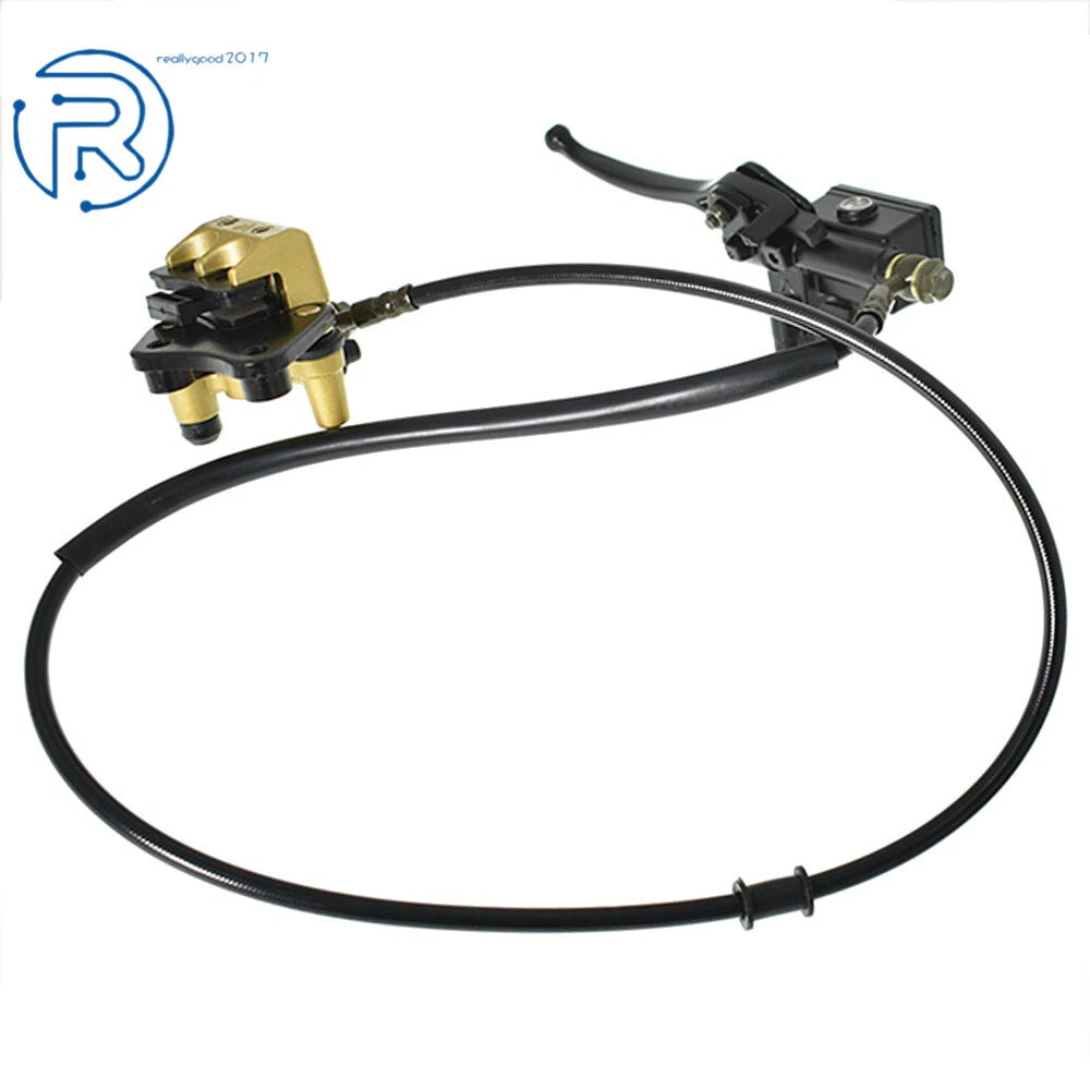 Hydraulic Front Disc Brake Caliper System for Quad Dirt Bike ATV (90cc-250cc)