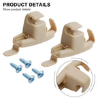 2X Sun Visor Clips Bracket Holder for Ford F-250 F-350 (1999–2006)