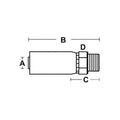 Hydraulic Male O-Ring Crimp Coupling for John Deere (Fits )